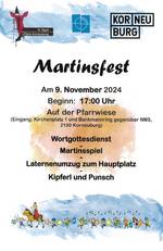 Ankündigung Martinsfest